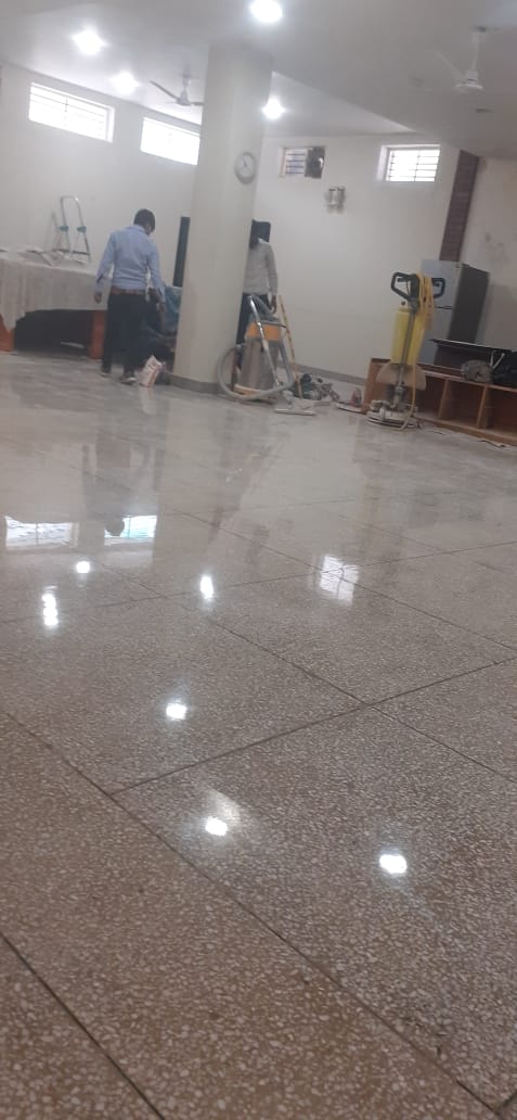 Travertine Floor Grinding &Amp; Polishing In Delhi