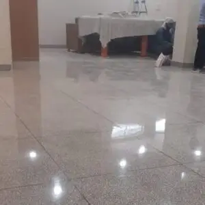 Mosaic floor waxing Mosaic floor waxing